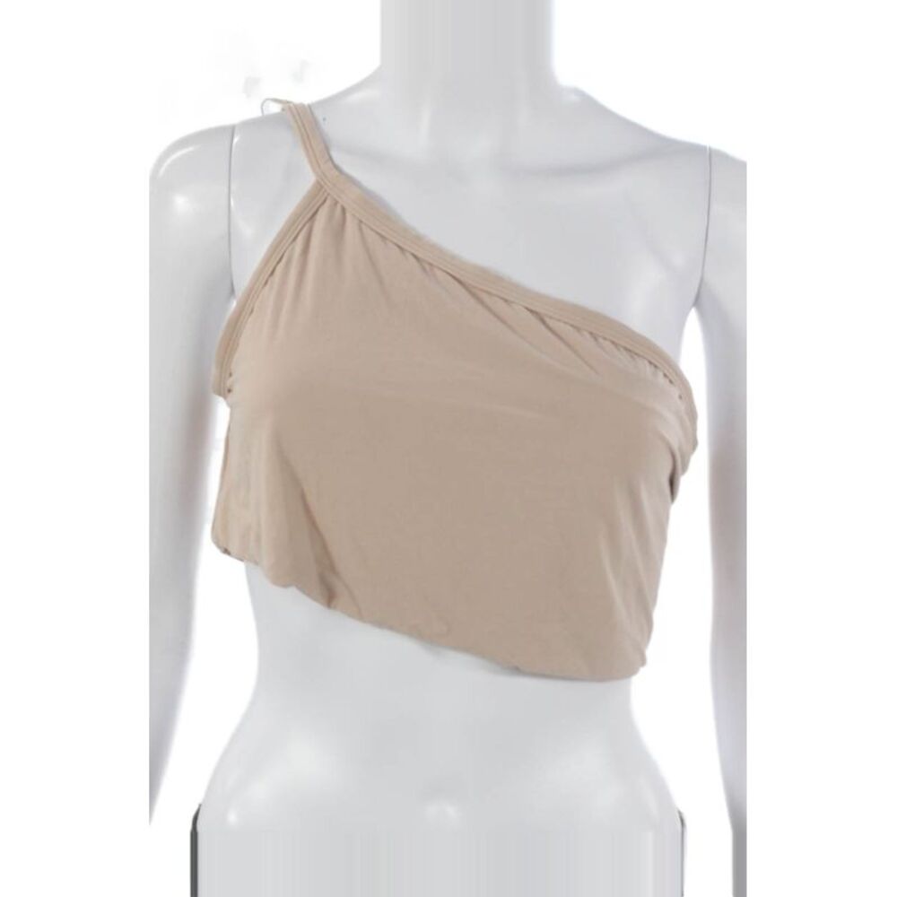 Skims Womens One Shoulder Body Shaping Bra beige Size 3X